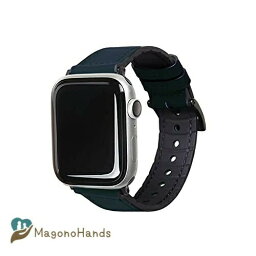 EGARDEN Apple Watch バンド レザー 本革 45mm Series 7 / 44mm SE/Series 6 / 5 / 4 対応 アップルウォッチバンド 42mm 3 / 2 / 1 対応 TPU ハイブリッド ハンドメ