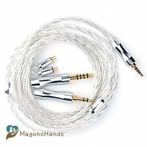 THIEAUDIO EST(ÓdC) 100Xgh Litz 5N⃁bLOCC(P)CzAbvO[hP[u 0.78mm2pinRlN^[ 2.5mm/3.5mm/4.4mmvO _炩P[u _ɂ Mona