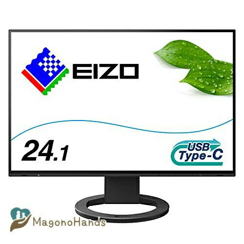 EIZO FlexScan EV2485-BK (24.1型/1920×1200/フレームレスモニター/アンチグレアIPS/疲れ目軽減/ブラック)