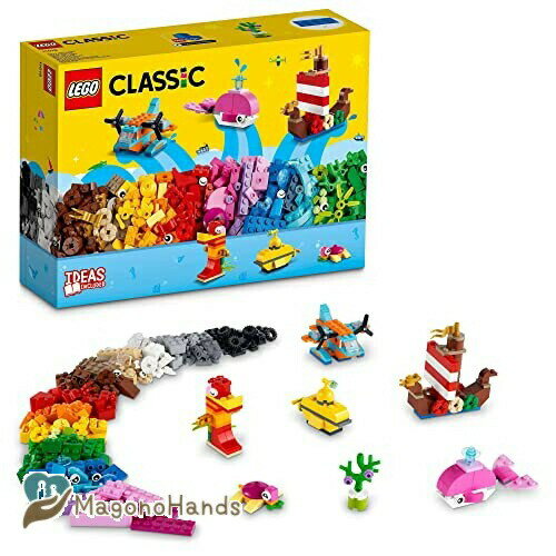 レゴ クラシック レゴ(LEGO) クラシック 海のぼうけん 11018 おもちゃ ブロック 宝石 クラフト 男の子 女の子 4歳以上