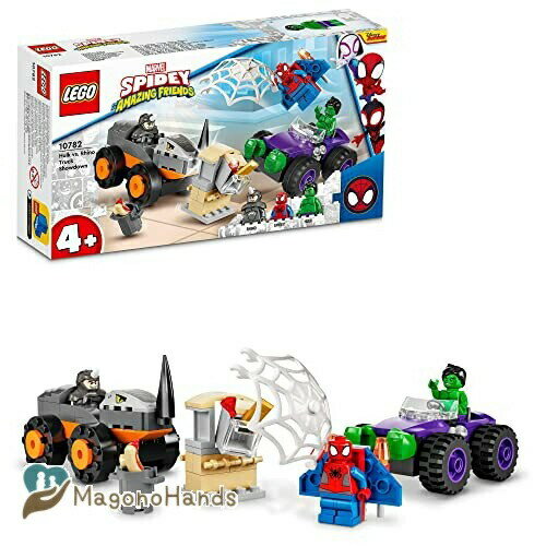 レゴ(LEGO) (R)マーベル スパイディとすごいなかまたち ハルクとライノのトラックたいけつ 10782 おも..