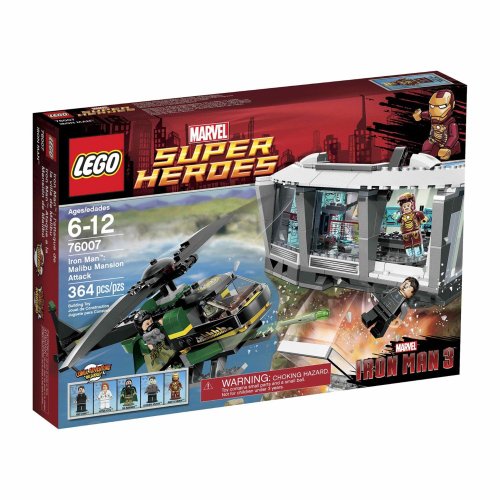 LEGO 76007 Marvel Super Heroes Iron Man Malibu Mansion Attack S X[p[q[[Y