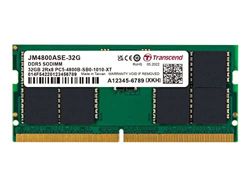 gZh m[gPCp PC5-38400(DDR5 4800) 32GB 1.1V 262pin SO-DIMM 2Rx8 (2Gx8)x16 CL40 ۏ JM4800ASE-32G