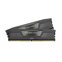 CORSAIR DDR5-5600MHz デスクトップPC用メモリ VENGEANCE DDR5シリーズ (PC5-44800) AMD EXPO メモリキット 32GB ブラック グレー  CMK32GX5M2B560