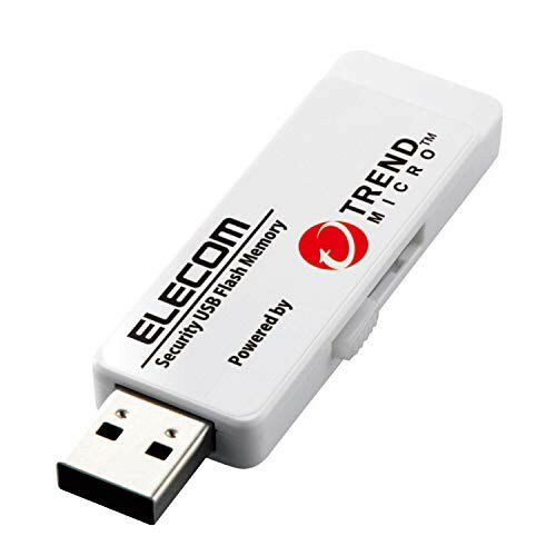楽天MagonoHandsエレコム USBメモリ 8GB USB3.0 トレンドマイクロ ウィルスチェック機能搭載 1年ライセンス MF-PUVT308GA1