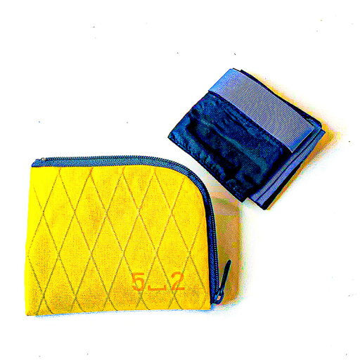 5秒で収納スマートエコバック付きコンパクトウォレット【TASHINAMU】YELOW 5秒で収納スマートエコバック付きコンパクトウォレット【TASHINAMU】YELOW