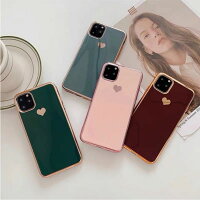 ハート メッキ風加工 韓国 可愛い ハート柄 ハート型 かわいい おしゃれ メッキ加工風 人気 iPhoneケース スマホケース iPhone スマホ ケース カバー 12 12Pro 12ProMax 12mini 11 11Pro 11ProMax SE SE2 第二世代 8 7 X XS XR