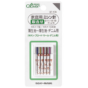 乐天商城 - 家庭用ミシン針(取合せ)【クロバー】37-170