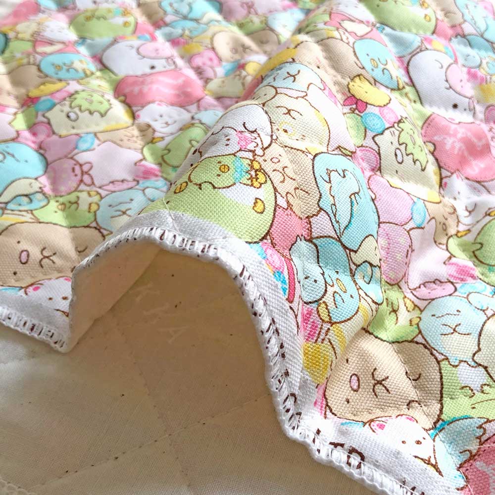 すみっコぐらし オックスキルティング生地 ピンク(キャラクター・入園入学通園通学)GQ-9981-1A