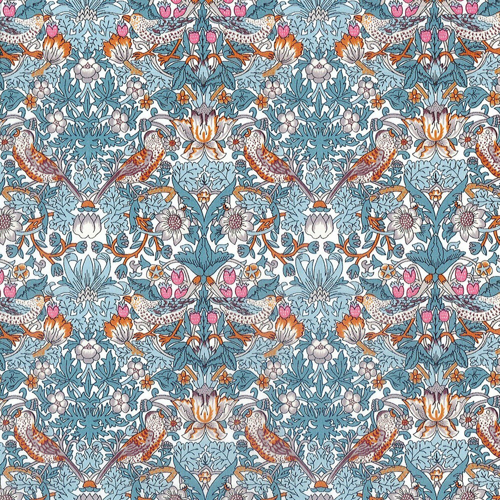 LIBERTYリバティプリント 国産タナローン生地(エターナル)＜Strawberry Thief Spring＞(ストロベリーシーフスプリング)36300129YE