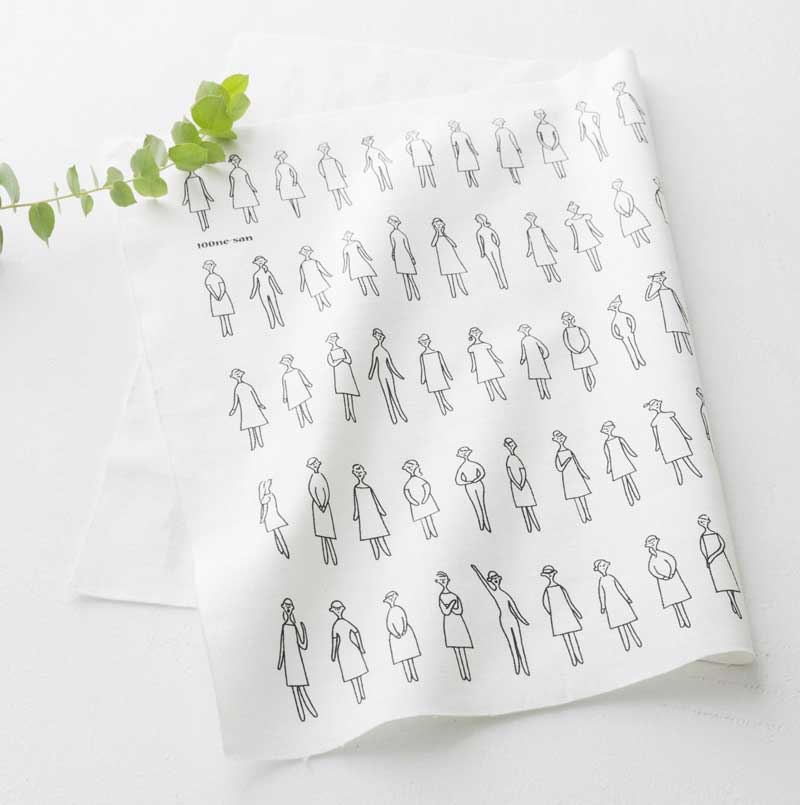 LECIEN（ルシアン）100ネエサン カットクロス ホワイト 刺しゅう 222101-11