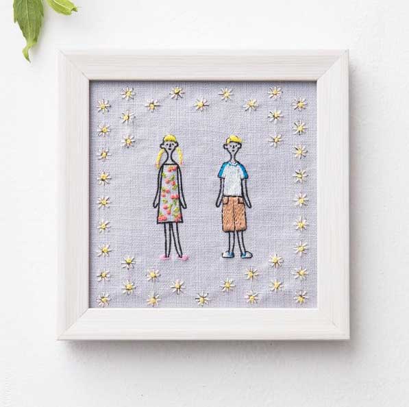 LECIEN（ルシアン）100ネエサン 刺しゅうキット フレーム フレンドリー 刺しゅう 542112