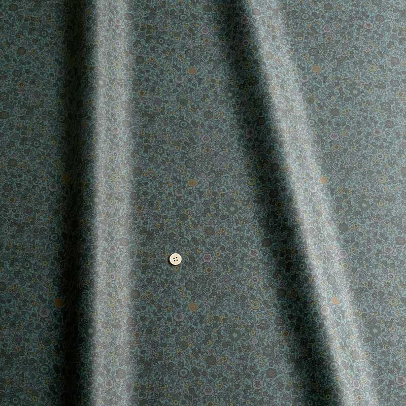 LIBERTYリバティプリント 国産つや消しラミネート(ビニールコーティング生地)＜Keiko＞(ケイコ)【グリーン】MATLAMI3630274-J12C 2