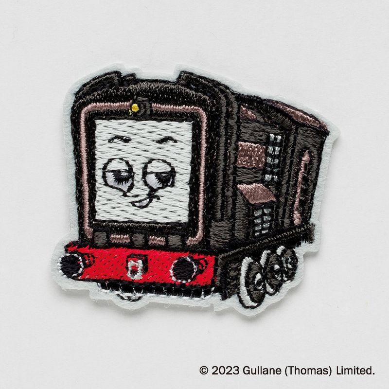きかんしゃトーマス「ディーゼル」シール・アイロン接着両用ワッペン(キャラクター...