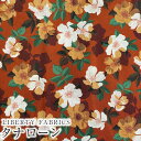 【エントリーでP10倍】LIBERTYリバティプリント 国産タナローン生地<Nysa>(ナイーサ)【ブラウン地】3633224-23C《2023AW A LIBERTY ODYSSEY》