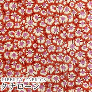 LIBERTYリバティプリント 国産タナローン生地<Helenium>(ヘレニウム)【オレンジ】3633228-23C《2023AW A LIBERTY ODYSSEY》