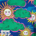 LIBERTYリバティプリント シルクサテン生地 インポート(輸入)Belgravia Satin＜Follow The Sun＞(フォローザサン)2323106-A《2023SS BEAUTY AND CHAOS》