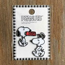 スヌーピーPEANUTSピーナッツ アイロン接着ミニワッペン[アップリケ/入園入学/通園通学]RIO-3104