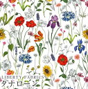 LIBERTY FABRICS リバティプリント イタリア製タナローン生地<Meadow Muse>(メドゥ・ミューズ)【レッド系】《2025SS RETOLD 150TH ANNIVERSARY COLLECTION》3635141-25AU