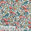 LIBERTYリバティプリント イタリア製オーガニックタナローン生地<Francesca Tulip>(フランチェスカ・チューリップ)【オレンジ】157J918-24BU(3)