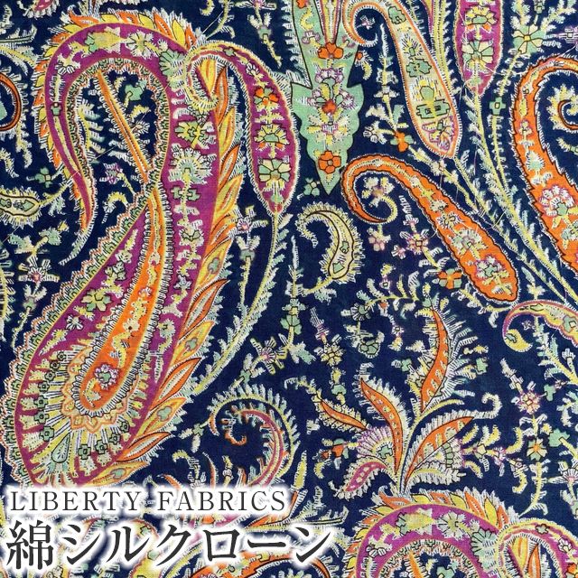 樂天商城 - LIBERTYリバティプリント 国産綿シルクローン生地(エターナル)＜Felix and Isabella＞(フェリックスアンドイザベラ)3633035-ACS