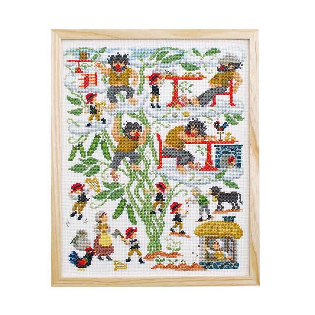 クロスステッチキット「ジャックと豆の木」Nostalgic Story オリムパス 7581