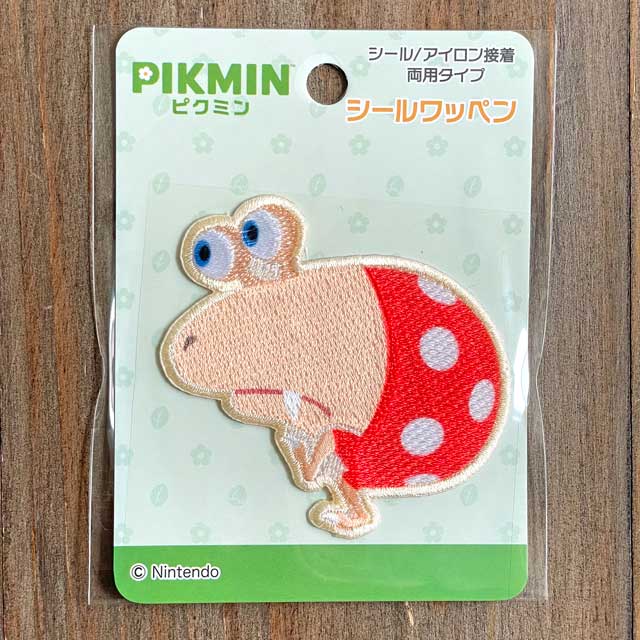 乐天商城 - ピクミン「チャッピー」 シール・アイロン接着両用ワッペン アップリケ 刺繍 PMW002