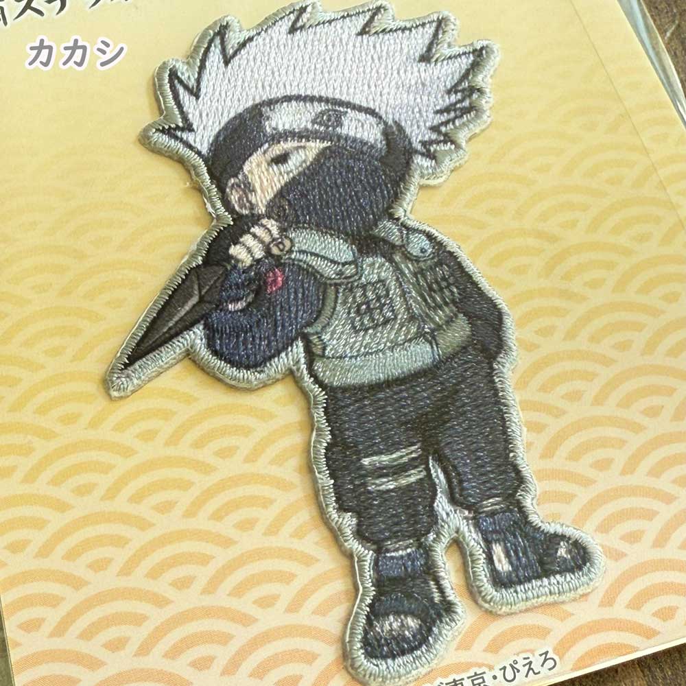 NARUTO-ナルト- 疾風伝 シール・アイロン接着両用ワッペン ナルト/カカシ/サスケ/...