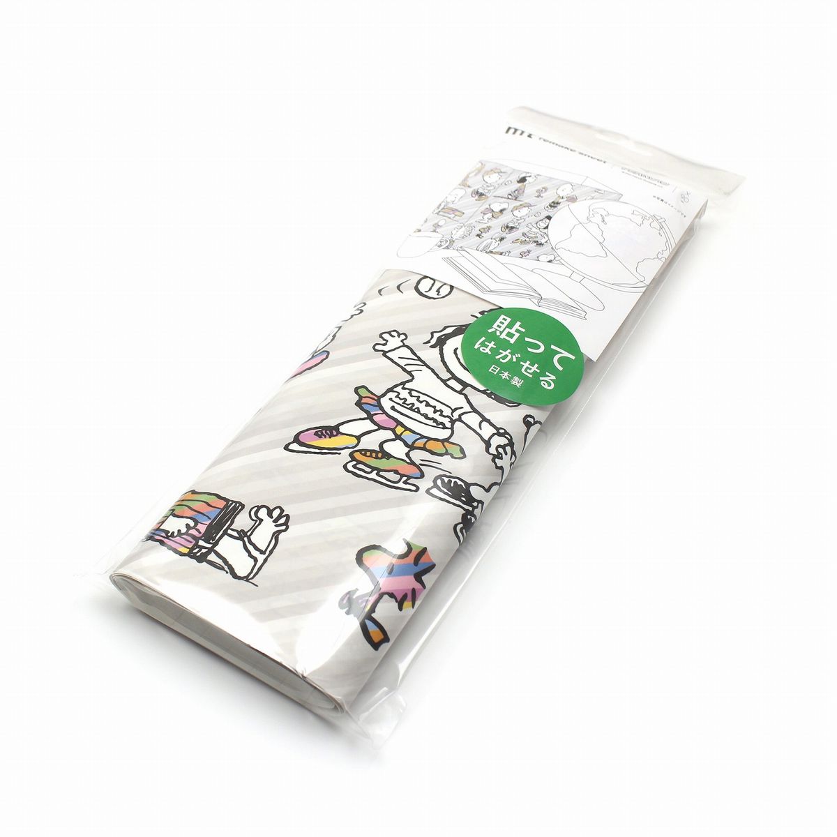 Rakuten - リメイクシート（270mm×90cm） mt スヌーピー Peanuts(ストライプ)【MTCARPT02】カモ井加工紙 マスキングテープ マステ