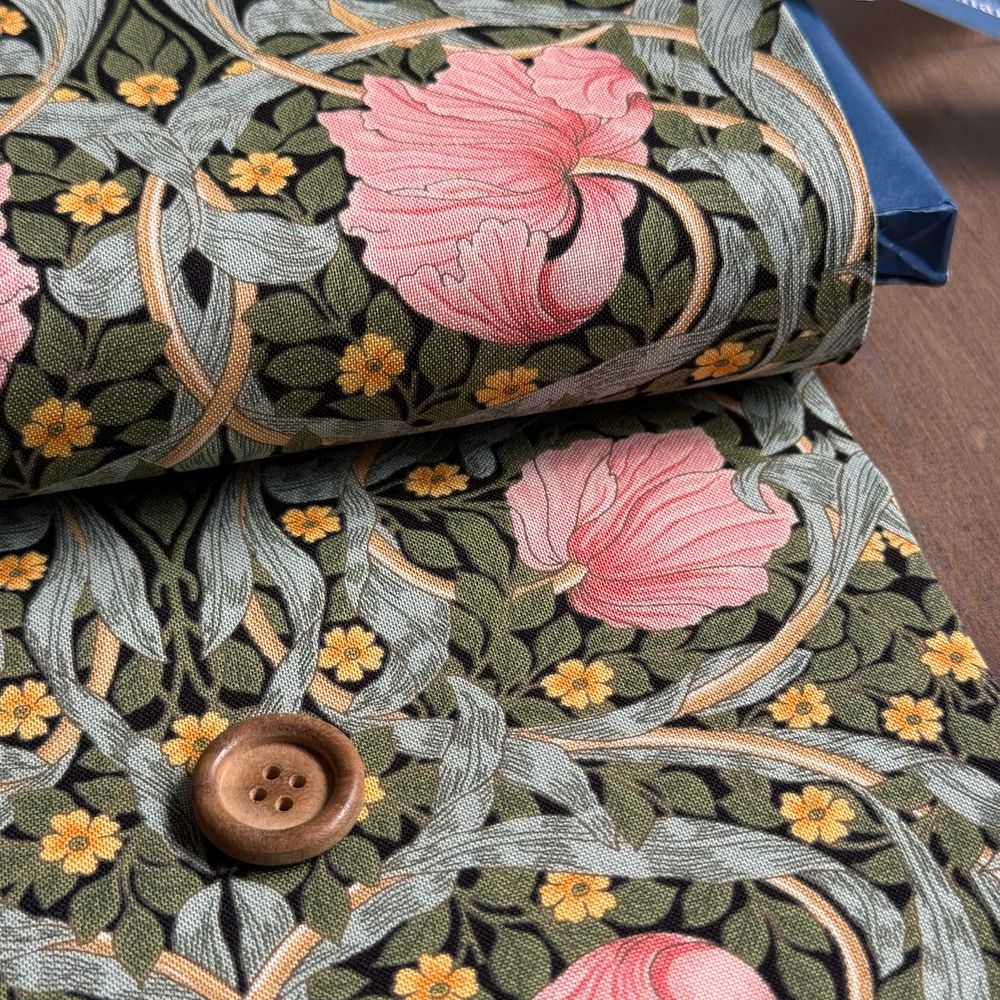 V&A William Morris ウィリアムモリス シーチング生地＜Pimpernel＞(ピンパネル)【ブラック】VA10004S-E 3