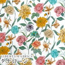 LIBERTY FABRICS リバティプリント 国産タナローン生地(エターナル)<Gouache Garden>(グワッシュ・ガーデン)【ホワイト地】363J6417YE(3)