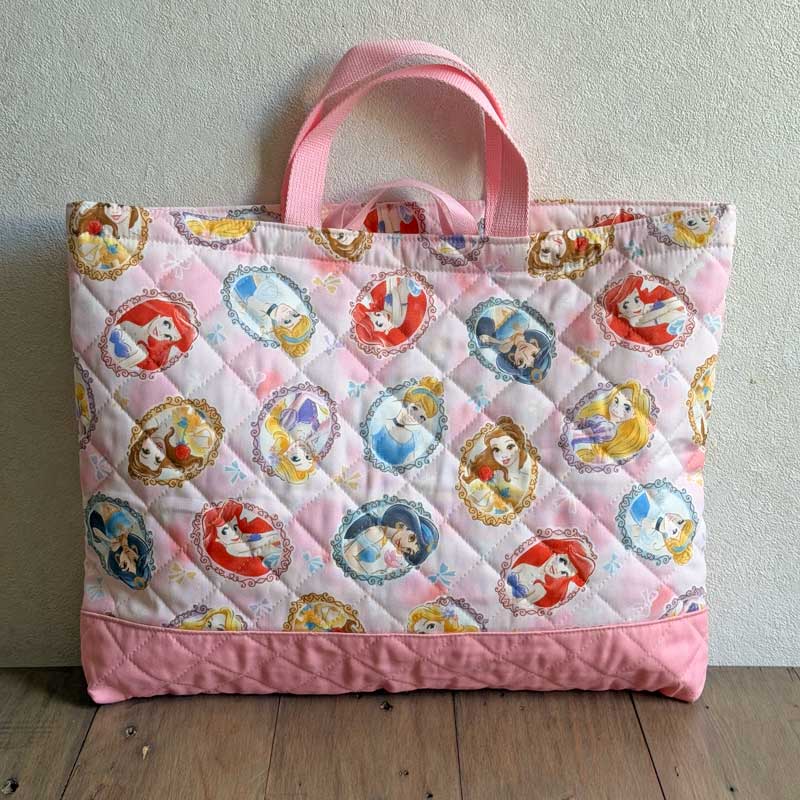 マーメイド プリンセス ハンドメイド レッスンバッグ 女の子 入学 入園 セット マーメイド プリンセス ハンドメイド レッスンバッグ 女の子