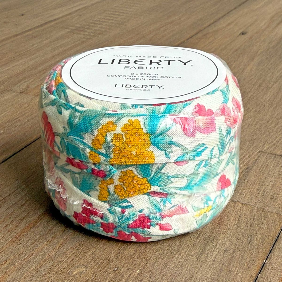 Yarn made from Liberty Fabric ＜Rachel＞(レイチェル) リバティファブリックヤーン リバティプリント Yarn-3636003BK