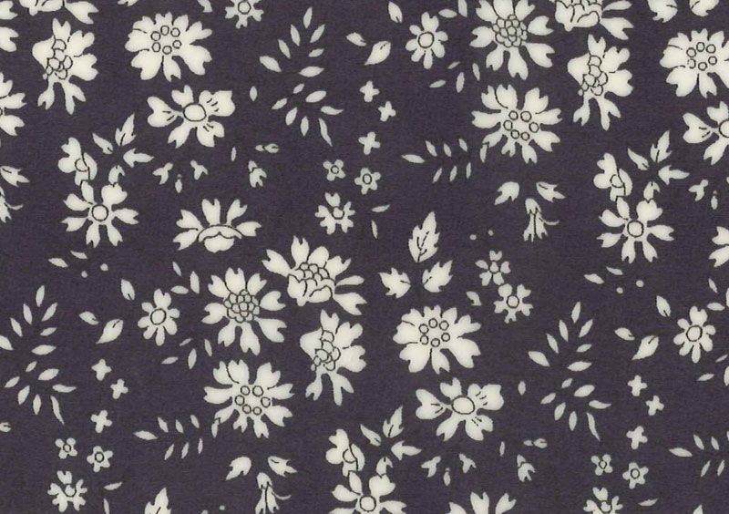 LIBERTYリバティプリント 国産つや消しラミネート(ビニールコーティング生地)【エターナル】＜Capel：ネイビー＞(カペル)MATLAMI333305..