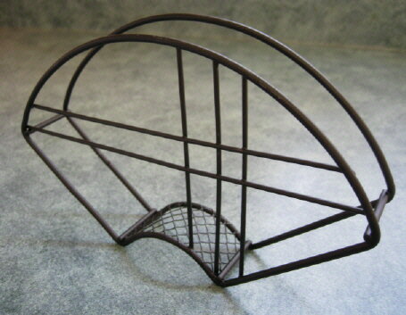 【花材】和風花器　ワイヤー扇1個　黒