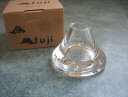 【花材】ガラス製花器 Clay富士 Fuji(glass) Sサイズ1個 クリア