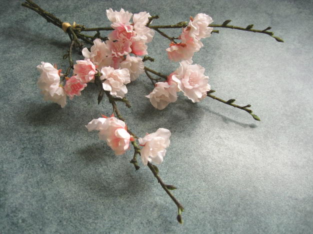 【花材】造花　八重桜の小束　1束約3本入り