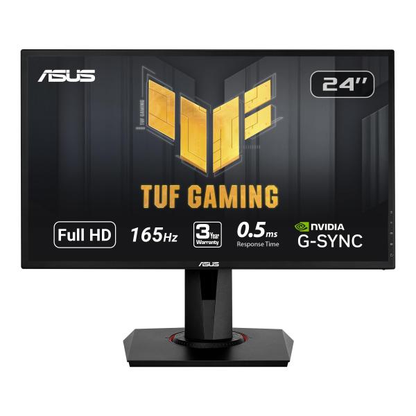 【中古】 Asus VG248QG 24” G-Sync Compatible Gaming Monitor 165Hz Full HD 1080P 0.5ms DP HDMI DVI Eye Care
