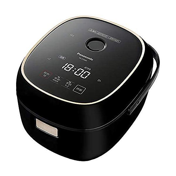パナソニック 炊飯器 3.5合 一人暮らし IH フラット天面 ブラック SR-KT060-K