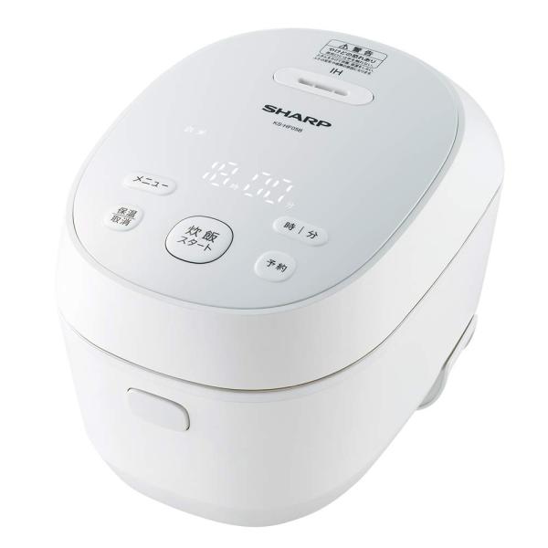 【中古】シャープ 炊飯器 IH 3合 PLAINLY 匠の火加減 ホワイト KS-HF05B-W