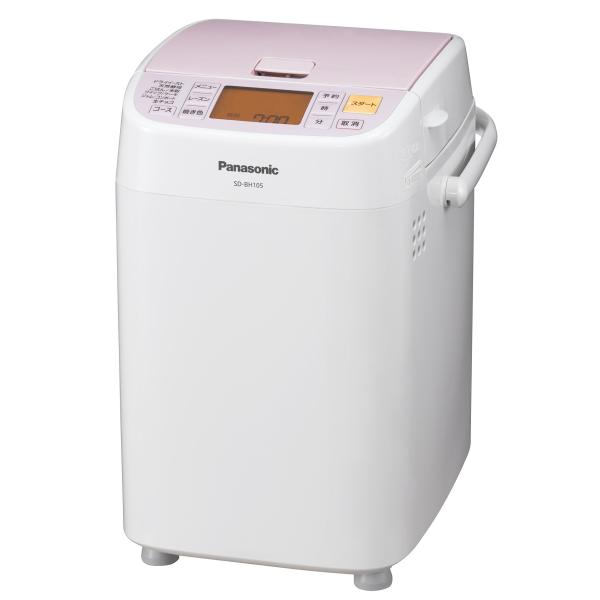 SD-BH105-P : パナソニック(Panasonic)◎1枚目の商品画像はサンプル画像です。実際に届く商品と異なります。◎当社運営の複数のショッピングサイトでも同時掲載されております為、ご注文の段階でタイミングによっては在庫がない場合もございます。 【付属品】本体・パンケース・パン羽根・計量カップ・生種容器（蓋なし）・スプーン・説明書が付属いたします。　【商品状態】保存状態も良く、全体的に良好でキレイな状態です。　基本動作確認済みです。　簡易クリーニング済みです。　★当店女性スタッフにより、キレイに清掃・梱包しお届けいたします。・24時間365日受注・出荷対応です。　★十分な検品をして出品しておりますが、万が一商品説明と異なる場合は、　最後までご覧いただきありがとうございました。 サイズ:32.2×24.1×30.4cm 本体重量:6kg 主な材質:PP樹脂 生産国:中国 保証期間:12ヶ月 付属品:パン羽根、ミトン、計量カップ、生種容器、計量スプーン タイプ:1斤タイプ イースト自動投入 レーズン・ナッツ自動投入(投入時をブザーでお知らせ ※沖縄・離島へのお届けの場合、別途送料が発生する可能性がございますので、事前にご連絡ください。