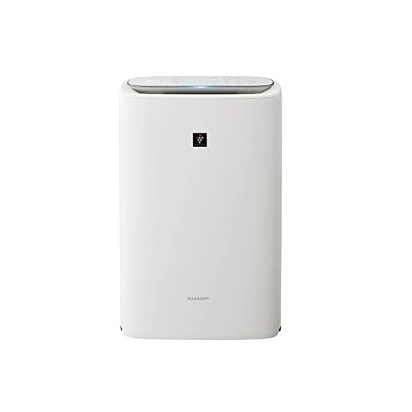 【中古】シャープ 加湿 空気清浄機 KI-RS50-W ホワイト プラズマクラスター 25000 空気清浄 23畳 タンク容量 約2.7L/加湿量600mL