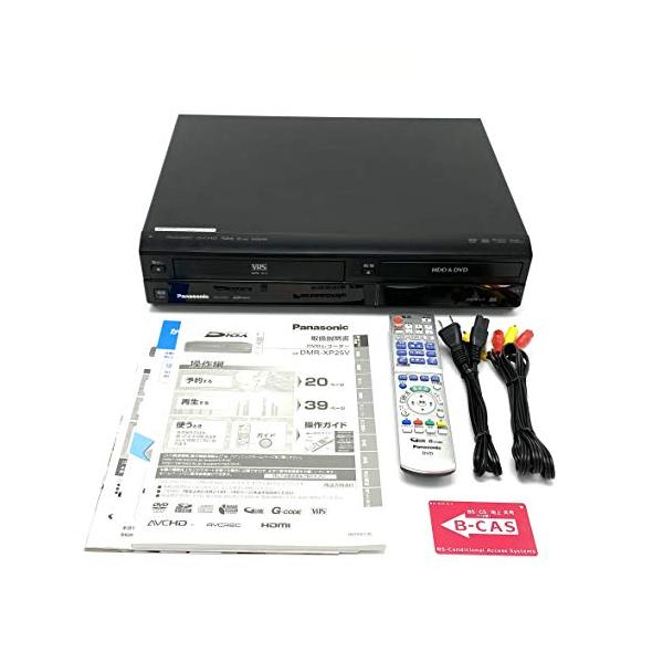 DMR-XP25V-K : パナソニック(Panasonic)◎1枚目の商品画像はサンプル画像です。実際に届く商品と異なります。◎当社運営の複数のショッピングサイトでも同時掲載されております為、ご注文の段階でタイミングによっては在庫がない場合もございます。 ◆◆各動作確認済◆◆商品は専門のスタッフが丁寧に検品、クリーニングしておりまので、安心して・ご利用頂けます。【付属品】商品本体、電源コード、B-CASカード、リモコンの出品となります。【商品状態】商品は中古品の為、天板に細かいキズ、スレがございますが、動作には全く影響ございません。中古品という事を考慮し、格安価格でご提供させて頂きます。商品状態は写真にてご確認お願い致します。【安心の30日間返品商品がお手元に届いた際、万が一説明文と違う場合は返品・返金対応致します。【お急ぎ便、代引き対応、コンビニ決済/受取可能】です。どうぞよろしくお願い致します。 対応メディア：DVD-RAM/-R/-RW, カードスロット：SDHC LAN端子：なし, DV端子：なし, D端子(出力)：D4X1, 光D音声 ※沖縄・離島へのお届けの場合、別途送料が発生する可能性がございますので、事前にご連絡ください。