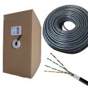 GSPOWER LANケーブル 屋外用 cat6 自作用 箱もの 300m