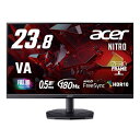 Acer ゲーミングモニター 23.8インチ VA フルHD 非光沢 180Hz 0.5ms NTSC 72% AMD FreeSync HDR10 HDMI 2.0 DisplayPort スピーカー・ヘッドフォン端子 搭載 Nitro KG241YP3bmipx