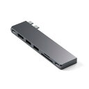 Satechi USB C ハブ スリム (スペースグレイ) 7 in...(2)