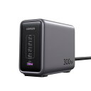 UGREEN Nexode 300W 充電器 改良バージョン PD3.1対応 5ポート同時急速充電 4 USB-C&1 USB-A 縦式省スペース ダブルGaN...