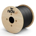AiCat(エーアイキャット) Cat6(カテゴリ6)直接埋設ケーブル 300m - 23AWG ソリッド裸銅、550MHz、UL規格認定取得済み、非シールドツ...