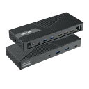 WAVLINK USB C汎用三重4Kディスプレイ ドッキングステーション 12-IN-1 USB 3.0ドック 3つのモニター対応 最大130W PD入力 デュアルDP HDMI 4xタイプA タイプC RJ45 マイク/オーディオが備え パソコン タブレット スマートフォンに対応