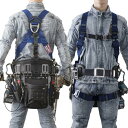 藤井電工 新規格 カイトハーネス KITEハーネス フルハーネス本体のみ Lサイズ ネイビー TH-521-OT-BL-L 腰道具を多く装着してもズレにくい ワンタッチで胴ベルトの着・